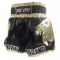 Boxsense Muay Thai Shorts Lion : BXS-303 Black-Gold
